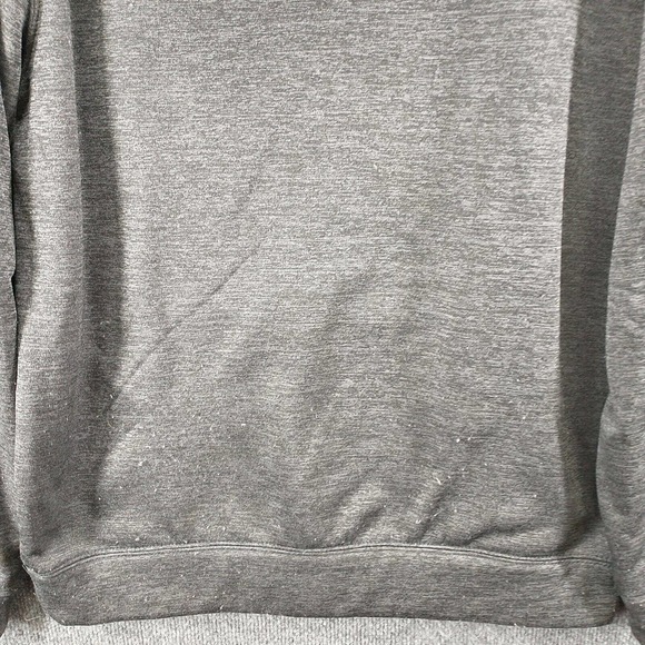 Colosseum Men's Hoodie Gray Large Indiana Hoosiers Pullover Long Sleeve Pockets - Picture 7 of 15